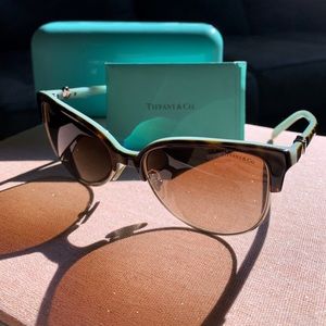 Tiffany & Co. Tortoise/ Heart Locket Sunglasses